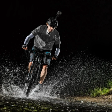 GoPro sada příslušenství pro montáž na helmu pro GoPro, DJI, Insta360, SJCam, sportovní kamery Eken (GoPro Cycling Helmet Chin Holder)