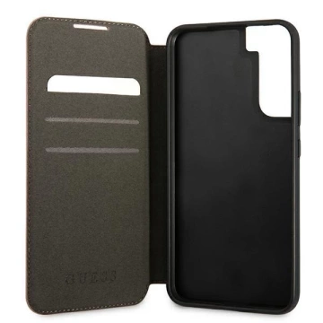 Guess GUBKS22MPSASBPI S22 S906 růžová / růžová kniha Saffiano Stripes