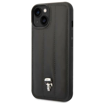 Etui Karl Lagerfeld KLHCP14MPSQPK pro iPhone 14 Plus 6,7" pevný obal Puffy Ikonik Pin