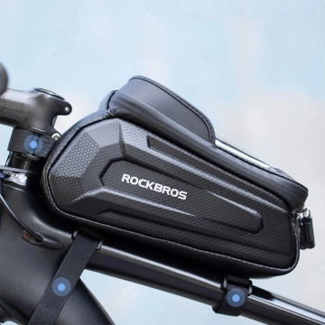 Rockbros B68-1 Frame Bag with Phone Case Black