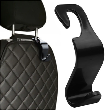 4x Věšák držák do auta háček na opěrku hlavy auto organizér háček Alogy Car Black