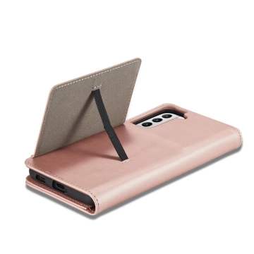 Pouzdro na magnetické karty pro Samsung Galaxy S22 (S22 Plus) Pouch Peněženka růžový