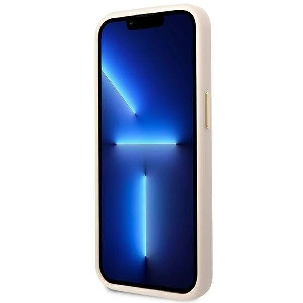 Etui Guess GUHCP14MHG4SHP pro Apple iPhone 14 Plus 6,7" różowy/růžový pevný obal 4G Vintage Gold Logo