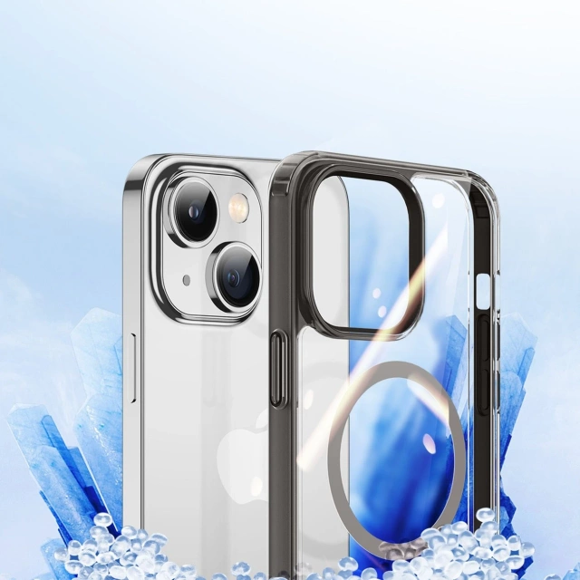 Puzdro Dux Ducis Clin2 iPhone 14 Plus Magnetic MagSafe Case šedé