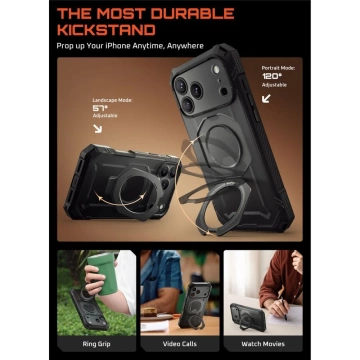 Etui Supcase UB Grip Pro Mag MagSafe do iPhone 17 Pro Black
