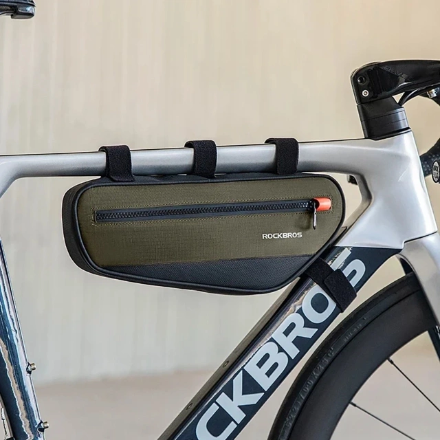 Rockbros 30120079001 taška na kolo na rám 1,7 l - zelená a černá
