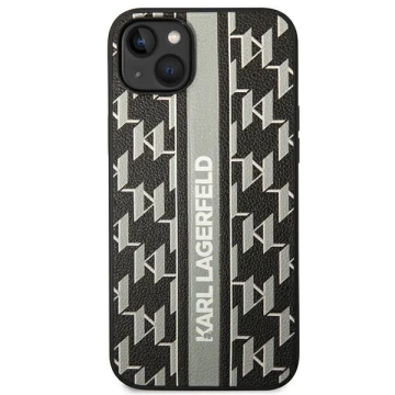 Etui Karl Lagerfeld KLHCP14MPGKLSKG na iPhone 14 Plus 6,7" pevné puzdro Monogram Stripe