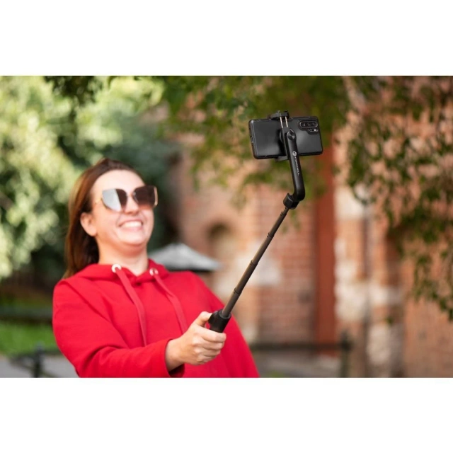 Selfie Stick Forcell F-GRIP S70M Statyw Bluetooth 70cm Pilot 360°