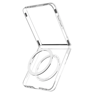 Etui do Galaxy Z Flip 7 Spigen AirSkin Mag MagSafe Clear/White