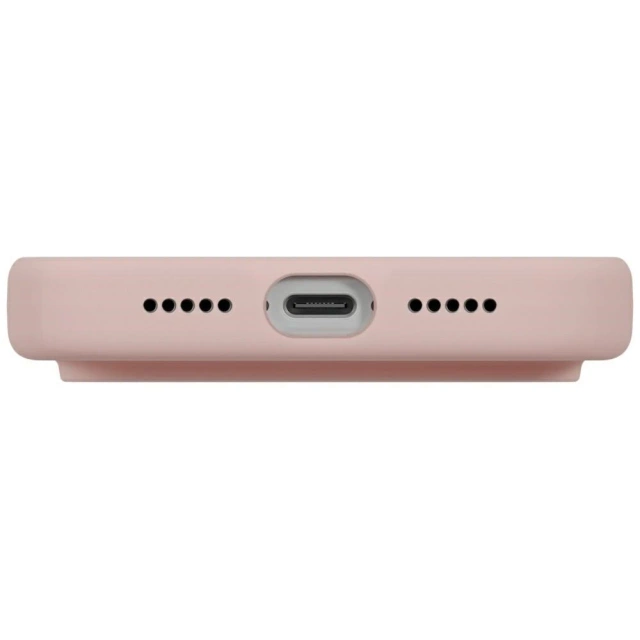 Etui UNIQ Lino do iPhone 17 Pro Magclick Charging różowy