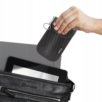 Гаманець проти крадіжки для ключів Розумний гаманець проти крадіжки Тримач RFID-карти чорний