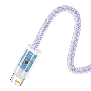 Baseus Dynamic 2 Series kábel USB-A - Lightning 2.4A 480Mb/s 2m fioletovy