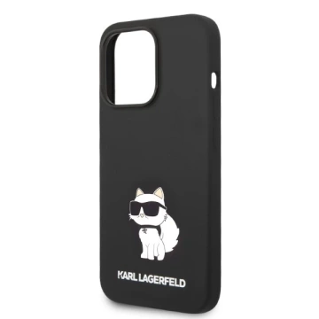 Чохол Etui Karl Lagerfeld KLHCP14XSNCHBCK для iPhone 14 Pro Max 6,7" Silicone Choupette czarny/black