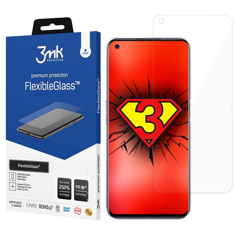 Ochranné hybridné sklo 3mk Flexible Glass 7H pre Realme GT 5G