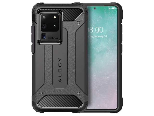 Puzdro Alogy Hard Armor pre Samsung Galaxy S20 Ultra šedé