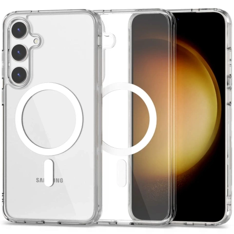 Etui Flexair Hybrid Magsafe pro Samsung Galaxy S24 Clear