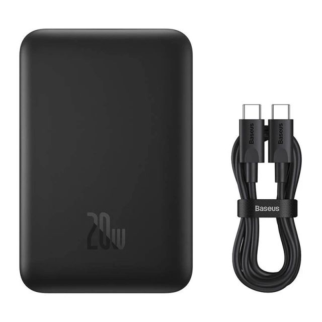 Baseus Magnetic Mini Powerbank 10000mAh 20W (чорний)