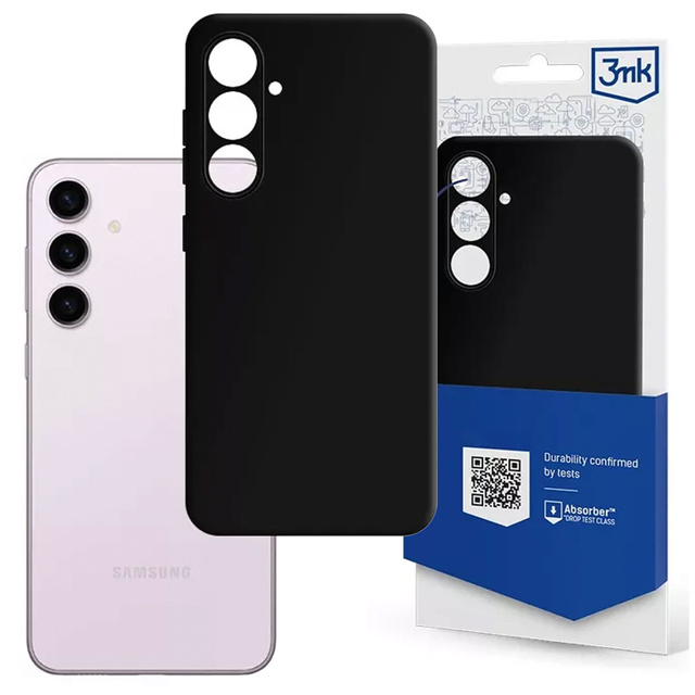 Hülle für Samsung Galaxy S24 Plus 3mk Matt Case Gehäusedeckel Mattschwarze Rückseite