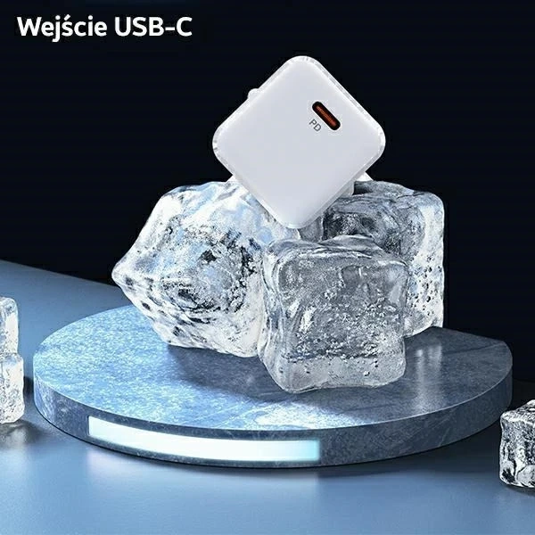 USAMS Wall charger 1x USB-C T45 30W PD3.0 Fast Charging cable U63 USB-C/Lightning black/black UXTZH01 (USAMS-UX)