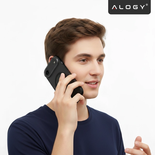 Etui do Apple iPhone 17 Air – matowa obudowa do MagSafe z ochroną obiektywu, smukłe i odporne na zarysowania, idealne dopasowanie – Alogy Skinny MatteCase™ Czarne