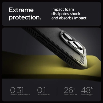 Ochranné puzdro Spigen Rugged Armor Mag Magsafe pre iPhone 16 Pro Black