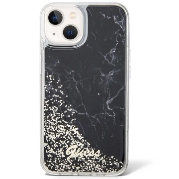 Etui Guess GUHCP14SLCSGSGK для iPhone 14 6.1" твердий чохол Liquid Glitter Marble