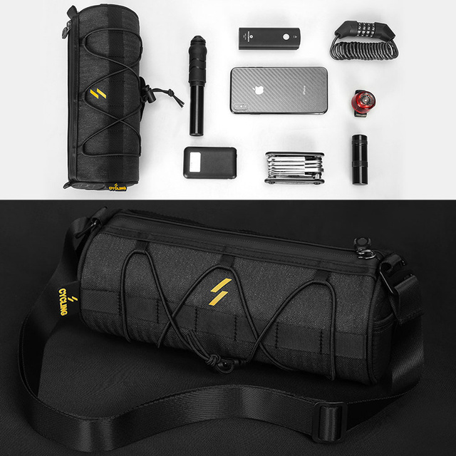 Alogy Bike Bag Wheel Bar Bicycle Pannier Waterproof Bike Pouch 2.5L Black