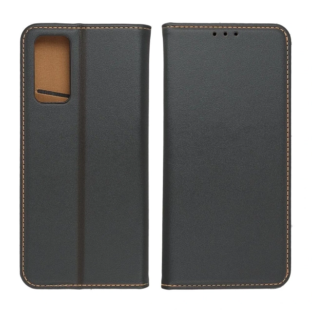 Smart Pro Book Case for Samsung S25 Edge Leather Black