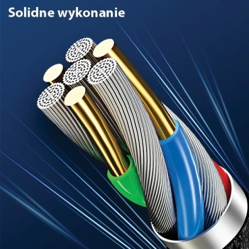 USAMS Braided cable U-Tone microUSB 1.2m Power-off 2A Fast Charging чорний