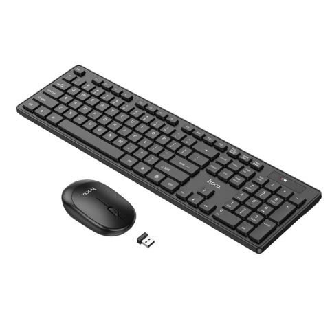 Zestaw bezprzewodowy HOCO GM17 Klawiatura i Myszka Czarny USB