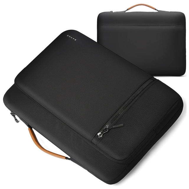 Водонепроникна сумка для ноутбука Bange до 14 дюймів, 34x26x3,5 см, для роботи, літака, чоловіча, жіноча з ручкою, чорного кольору