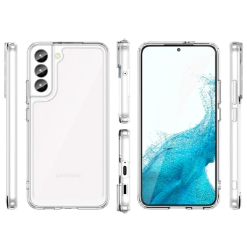 Ochranné pouzdro na telefon Outer Space Case pro kryt Samsung Galaxy S23 Plus s flexibilním rámečkem průhledné