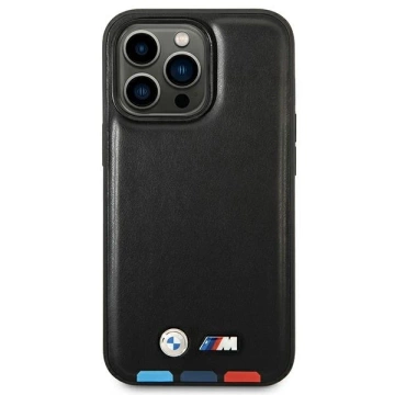 Etui BMW BMHMP14X22PTDK для iPhone 14 Pro Max 6,7" Leather Stamp Tricolor Magsafe