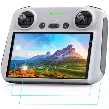 2x Tempered Glass for DJI RC / DJI RC 2 - DJI Mini 4 Pro / Air 3 for Drone Screen Alogy Screen Protector PRO