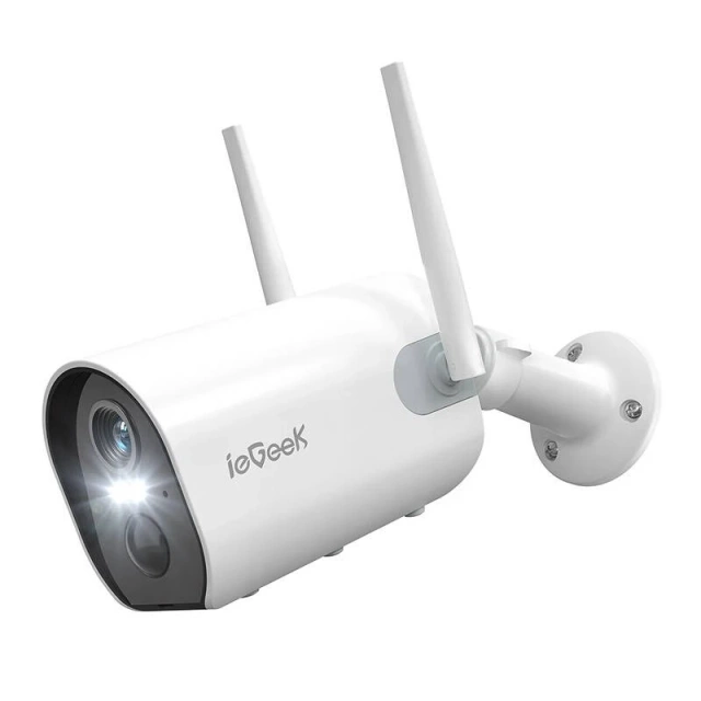 ieGeek ZS-GX2S Wireless Outdoor WiFi Camera White 5200mAh