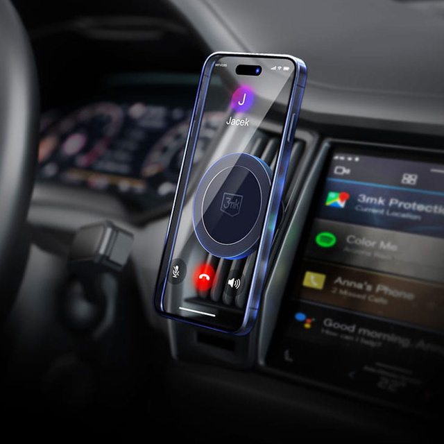 Magnetic car holder for MagSafe 3mk MagHolder Car holder for the grille