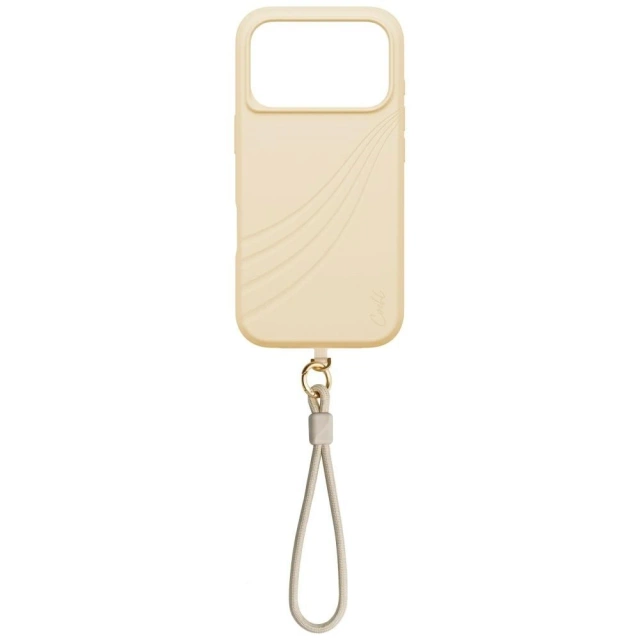 Etui UNIQ Coehl Serina do iPhone 17 Pro Magnetic Charging Beżowy