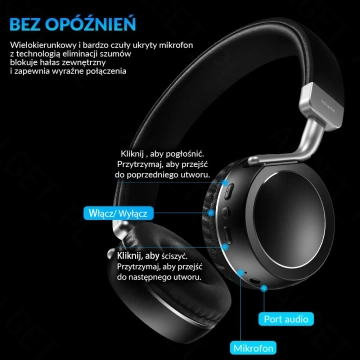 ROCK SPACE S9 Wireless HiFi On-Ear Headphones Red