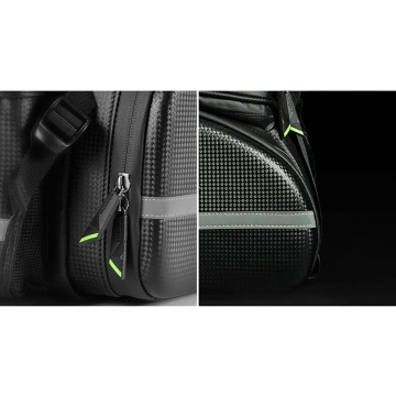 Taška na bicykel Rockbros A6-6 do kufra, 35 l, s výklopnými vreckami - čierna