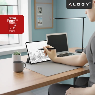 Ємнісний сенсорний стилус Alogy 2 в 1 для екрану телефону планшета з пером Black