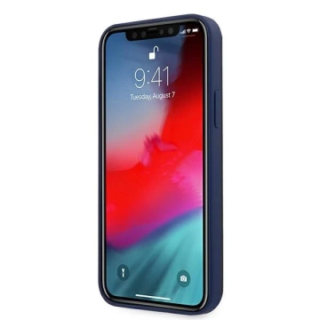 Силіконовий жорсткий чохол Tone On Tone для iPhone 12 Pro Max темно-синій/темно-синій