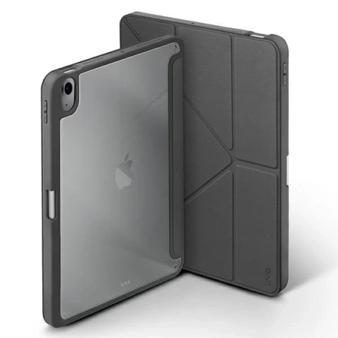 UNIQ pouzdro Moven iPad Air 10.9 (2022/2020) Antimikrobiální szary/uhlově šedé