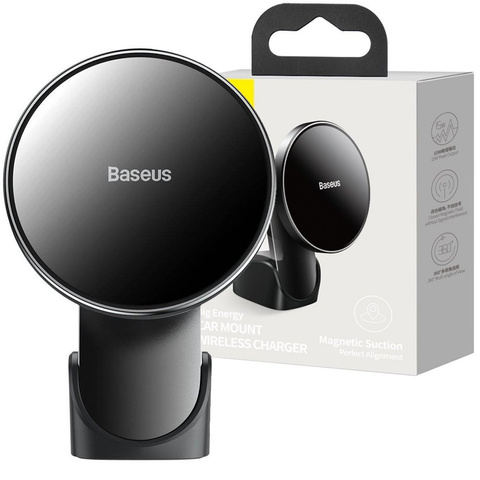 Автомобільний тримач Baseus Big Energy з індукційною зарядкою Mgasafe 15 Вт для iPhone