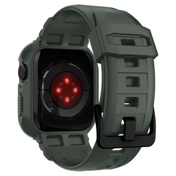SPIGEN RUGGED ARMOR ”PRO” APPLE WATCH 4/5/6/7/8/SE (44/45 MM) VOJENSKÁ ZELENÁ