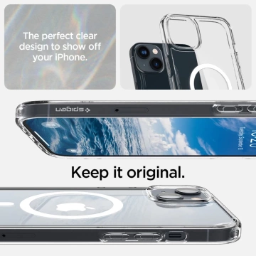 Чохол Spigen Ultra Hybrid Mag MagSafe для Apple iPhone 14 білий