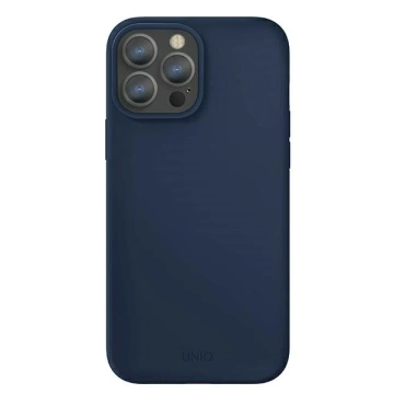 Etui na telefon UNIQ Lino do Apple iPhone 13 Pro / 13 6,1" niebieski/marine blue