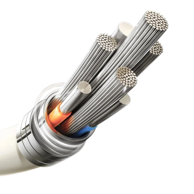 Kábel Joyroom S-A53 3A USB-A na Lightning 1,2 m, fluorescenčná béžová