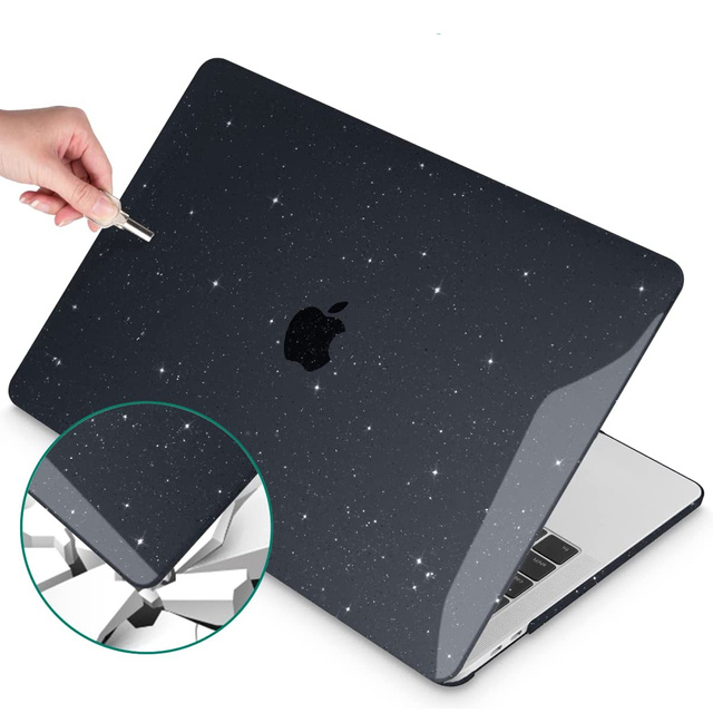 Etui obudowa Alogy Hard Case pro Apple MacBook Pro 13 2016-2020 Glitter Black