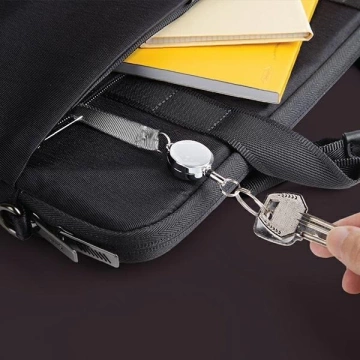 UNIQ torba Štokholmské puzdro na notebook 16" czarny/polnočná čierna