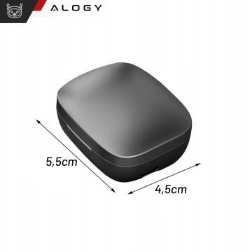 Бездротові ігрові навушники TWS Bluetooth 5.0 HiFi Stereo з футляром PowerBank, чорні